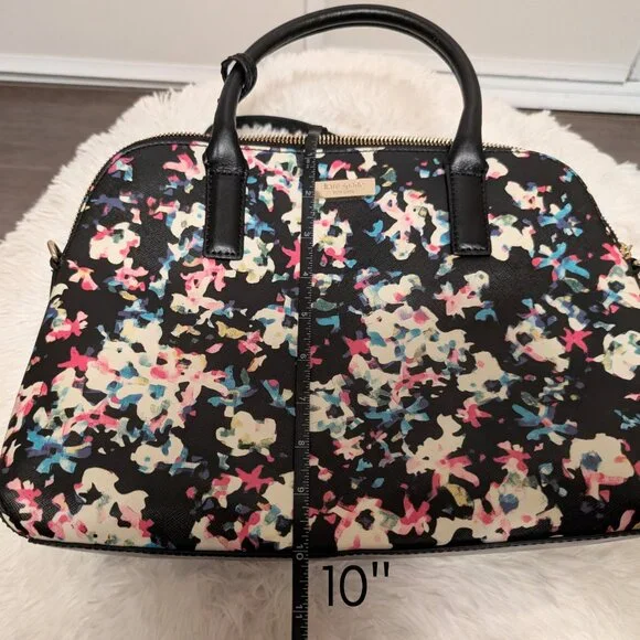 Kate Spade Black Floral Women's Bag - Picture 13 of 13